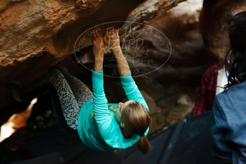Bouldering in Hueco Tanks on 11/29/2019 with Blue Lizard Climbing and Yoga

Filename: SRM_20191129_1229540.jpg
Aperture: f/2.8
Shutter Speed: 1/250
Body: Canon EOS-1D Mark II
Lens: Canon EF 50mm f/1.8 II