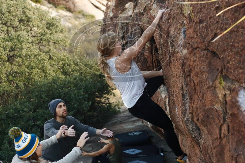 Bouldering in Hueco Tanks on 11/29/2019 with Blue Lizard Climbing and Yoga

Filename: SRM_20191129_1423040.jpg
Aperture: f/4.5
Shutter Speed: 1/250
Body: Canon EOS-1D Mark II
Lens: Canon EF 50mm f/1.8 II