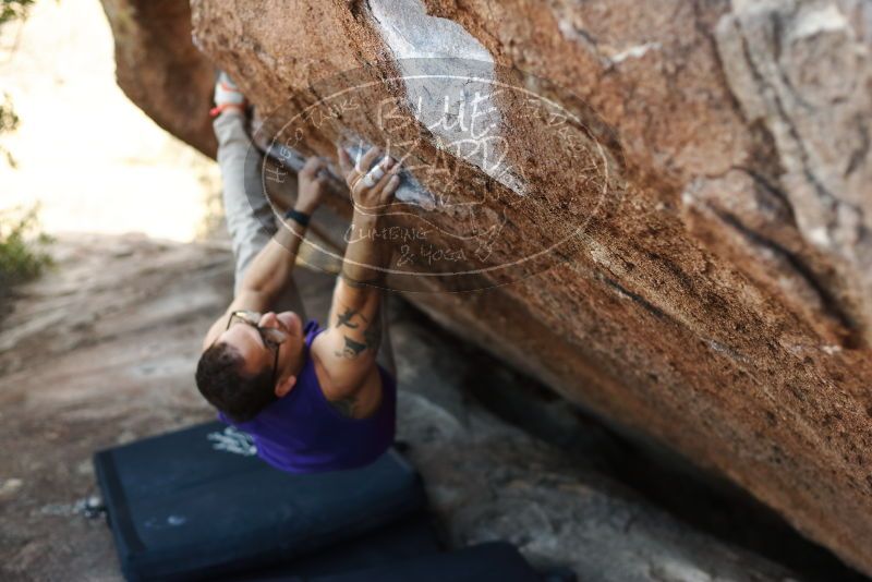 Bouldering in Hueco Tanks on 11/29/2019 with Blue Lizard Climbing and Yoga

Filename: SRM_20191129_1426060.jpg
Aperture: f/2.8
Shutter Speed: 1/250
Body: Canon EOS-1D Mark II
Lens: Canon EF 50mm f/1.8 II