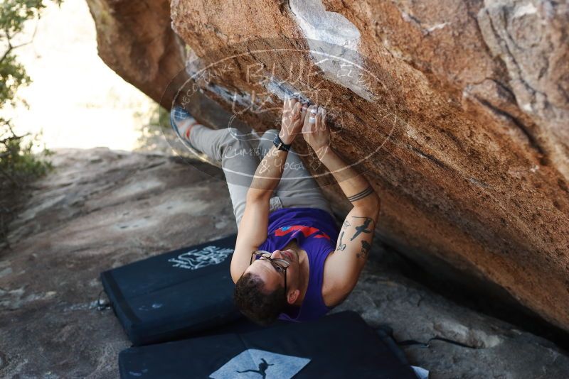 Bouldering in Hueco Tanks on 11/29/2019 with Blue Lizard Climbing and Yoga

Filename: SRM_20191129_1428100.jpg
Aperture: f/3.2
Shutter Speed: 1/250
Body: Canon EOS-1D Mark II
Lens: Canon EF 50mm f/1.8 II