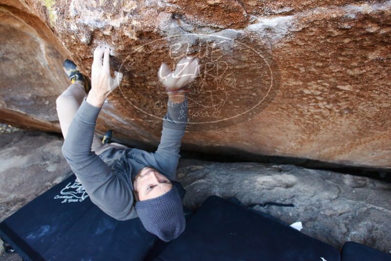Bouldering in Hueco Tanks on 11/29/2019 with Blue Lizard Climbing and Yoga

Filename: SRM_20191129_1502000.jpg
Aperture: f/4.5
Shutter Speed: 1/250
Body: Canon EOS-1D Mark II
Lens: Canon EF 16-35mm f/2.8 L