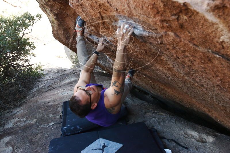 Bouldering in Hueco Tanks on 11/29/2019 with Blue Lizard Climbing and Yoga

Filename: SRM_20191129_1502550.jpg
Aperture: f/5.6
Shutter Speed: 1/250
Body: Canon EOS-1D Mark II
Lens: Canon EF 16-35mm f/2.8 L