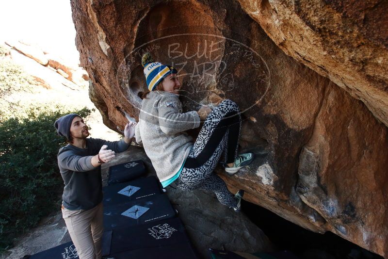 Bouldering in Hueco Tanks on 11/29/2019 with Blue Lizard Climbing and Yoga

Filename: SRM_20191129_1505070.jpg
Aperture: f/7.1
Shutter Speed: 1/250
Body: Canon EOS-1D Mark II
Lens: Canon EF 16-35mm f/2.8 L