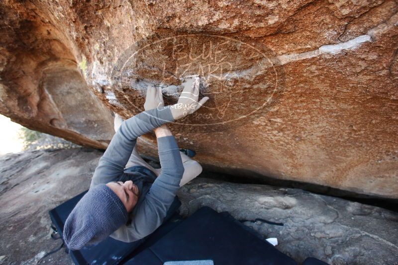 Bouldering in Hueco Tanks on 11/29/2019 with Blue Lizard Climbing and Yoga

Filename: SRM_20191129_1507030.jpg
Aperture: f/4.5
Shutter Speed: 1/250
Body: Canon EOS-1D Mark II
Lens: Canon EF 16-35mm f/2.8 L