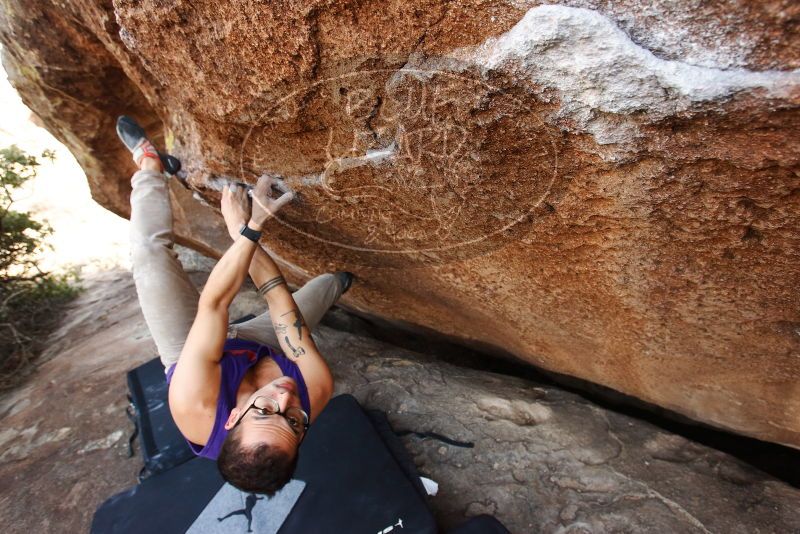 Bouldering in Hueco Tanks on 11/29/2019 with Blue Lizard Climbing and Yoga

Filename: SRM_20191129_1533400.jpg
Aperture: f/5.6
Shutter Speed: 1/250
Body: Canon EOS-1D Mark II
Lens: Canon EF 16-35mm f/2.8 L