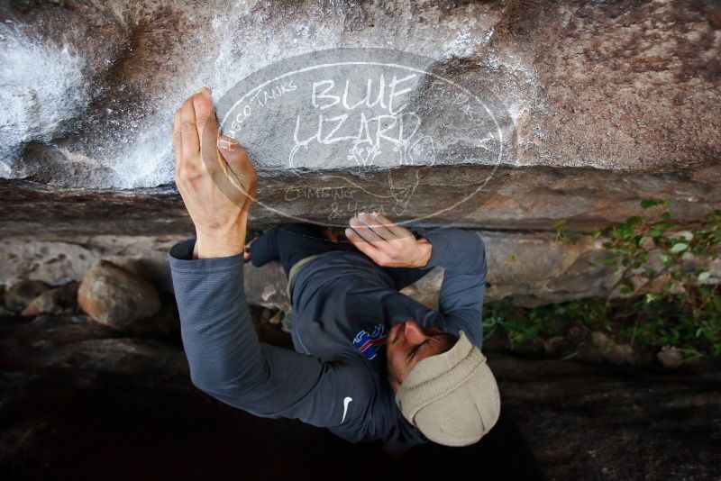 Bouldering in Hueco Tanks on 11/29/2019 with Blue Lizard Climbing and Yoga

Filename: SRM_20191129_1636461.jpg
Aperture: f/4.0
Shutter Speed: 1/250
Body: Canon EOS-1D Mark II
Lens: Canon EF 16-35mm f/2.8 L
