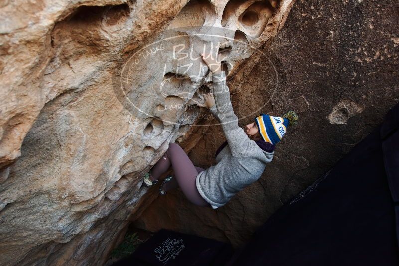 Bouldering in Hueco Tanks on 11/30/2019 with Blue Lizard Climbing and Yoga

Filename: SRM_20191130_1009040.jpg
Aperture: f/4.5
Shutter Speed: 1/250
Body: Canon EOS-1D Mark II
Lens: Canon EF 16-35mm f/2.8 L