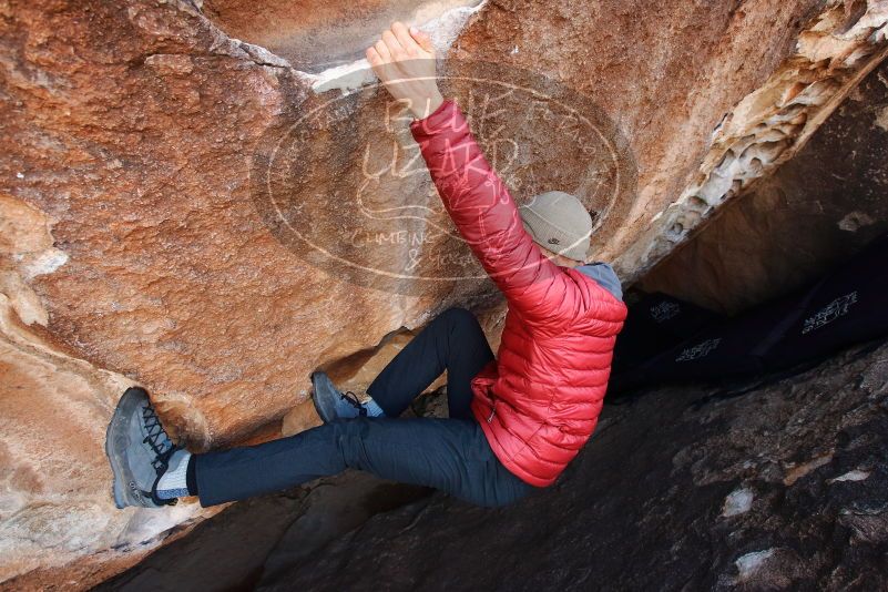 Bouldering in Hueco Tanks on 11/30/2019 with Blue Lizard Climbing and Yoga

Filename: SRM_20191130_1019400.jpg
Aperture: f/5.6
Shutter Speed: 1/250
Body: Canon EOS-1D Mark II
Lens: Canon EF 16-35mm f/2.8 L