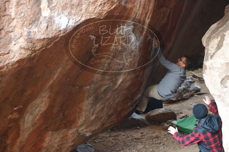 Bouldering in Hueco Tanks on 11/30/2019 with Blue Lizard Climbing and Yoga

Filename: SRM_20191130_1100400.jpg
Aperture: f/3.5
Shutter Speed: 1/250
Body: Canon EOS-1D Mark II
Lens: Canon EF 50mm f/1.8 II