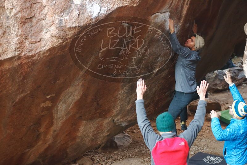 Bouldering in Hueco Tanks on 11/30/2019 with Blue Lizard Climbing and Yoga

Filename: SRM_20191130_1109470.jpg
Aperture: f/3.2
Shutter Speed: 1/250
Body: Canon EOS-1D Mark II
Lens: Canon EF 50mm f/1.8 II