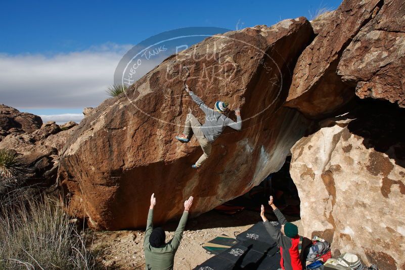Bouldering in Hueco Tanks on 11/30/2019 with Blue Lizard Climbing and Yoga

Filename: SRM_20191130_1203020.jpg
Aperture: f/7.1
Shutter Speed: 1/250
Body: Canon EOS-1D Mark II
Lens: Canon EF 16-35mm f/2.8 L