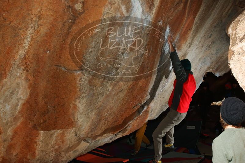 Bouldering in Hueco Tanks on 11/30/2019 with Blue Lizard Climbing and Yoga

Filename: SRM_20191130_1208560.jpg
Aperture: f/7.1
Shutter Speed: 1/250
Body: Canon EOS-1D Mark II
Lens: Canon EF 16-35mm f/2.8 L