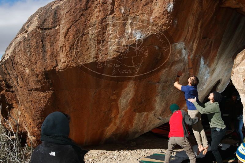 Bouldering in Hueco Tanks on 11/30/2019 with Blue Lizard Climbing and Yoga

Filename: SRM_20191130_1212460.jpg
Aperture: f/8.0
Shutter Speed: 1/250
Body: Canon EOS-1D Mark II
Lens: Canon EF 16-35mm f/2.8 L