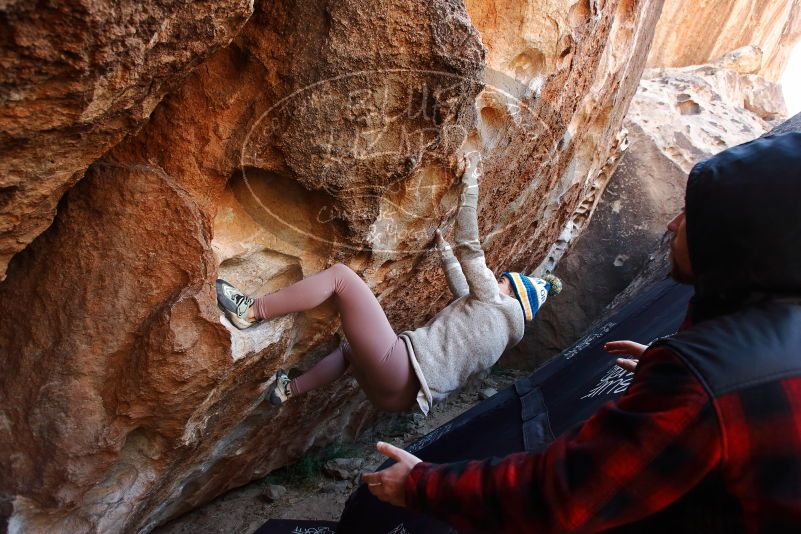 Bouldering in Hueco Tanks on 11/30/2019 with Blue Lizard Climbing and Yoga

Filename: SRM_20191130_1250010.jpg
Aperture: f/4.5
Shutter Speed: 1/250
Body: Canon EOS-1D Mark II
Lens: Canon EF 16-35mm f/2.8 L