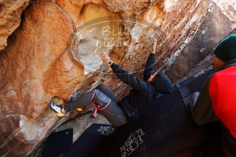 Bouldering in Hueco Tanks on 11/30/2019 with Blue Lizard Climbing and Yoga

Filename: SRM_20191130_1318090.jpg
Aperture: f/3.5
Shutter Speed: 1/250
Body: Canon EOS-1D Mark II
Lens: Canon EF 16-35mm f/2.8 L