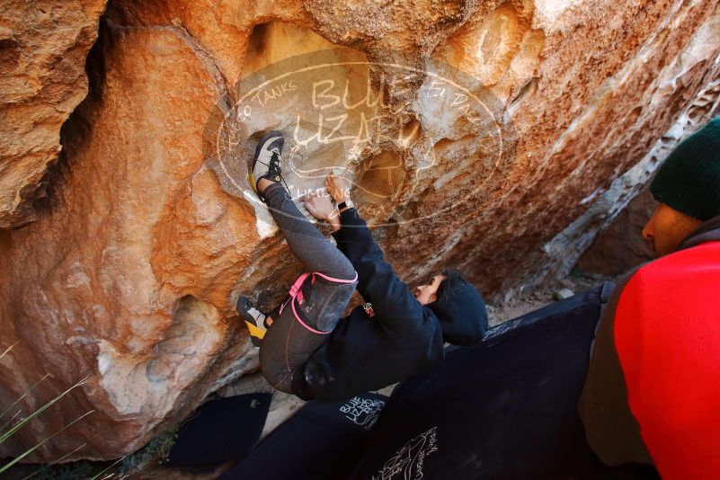 Bouldering in Hueco Tanks on 11/30/2019 with Blue Lizard Climbing and Yoga

Filename: SRM_20191130_1318430.jpg
Aperture: f/4.0
Shutter Speed: 1/250
Body: Canon EOS-1D Mark II
Lens: Canon EF 16-35mm f/2.8 L