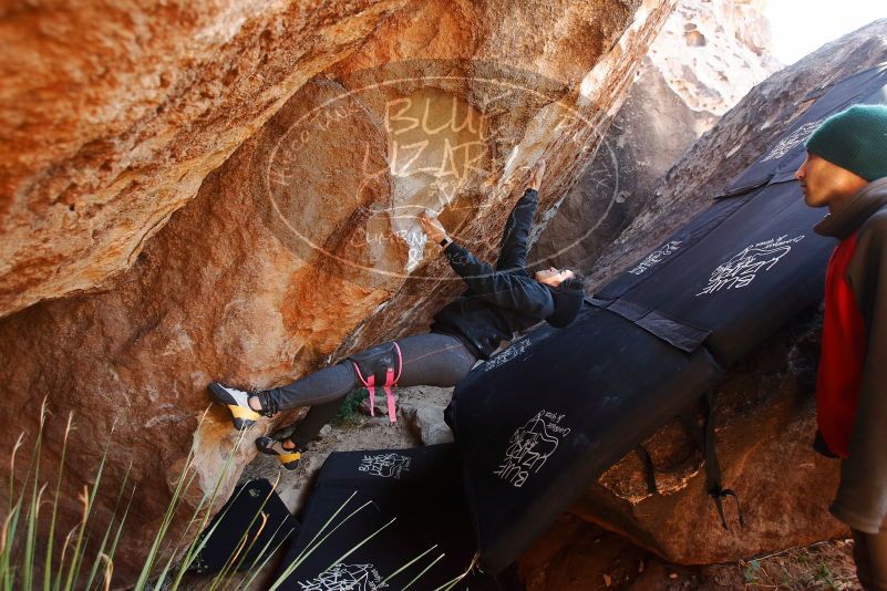 Bouldering in Hueco Tanks on 11/30/2019 with Blue Lizard Climbing and Yoga

Filename: SRM_20191130_1319500.jpg
Aperture: f/3.5
Shutter Speed: 1/250
Body: Canon EOS-1D Mark II
Lens: Canon EF 16-35mm f/2.8 L