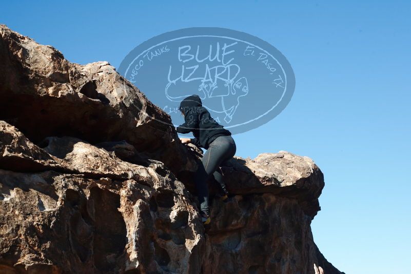 Bouldering in Hueco Tanks on 11/30/2019 with Blue Lizard Climbing and Yoga

Filename: SRM_20191130_1513410.jpg
Aperture: f/8.0
Shutter Speed: 1/500
Body: Canon EOS-1D Mark II
Lens: Canon EF 50mm f/1.8 II