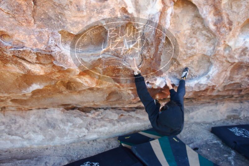 Bouldering in Hueco Tanks on 11/30/2019 with Blue Lizard Climbing and Yoga

Filename: SRM_20191130_1536390.jpg
Aperture: f/4.0
Shutter Speed: 1/250
Body: Canon EOS-1D Mark II
Lens: Canon EF 16-35mm f/2.8 L