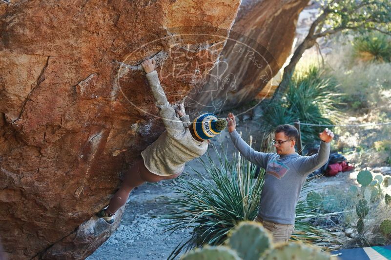 Bouldering in Hueco Tanks on 11/30/2019 with Blue Lizard Climbing and Yoga

Filename: SRM_20191130_1630140.jpg
Aperture: f/3.5
Shutter Speed: 1/250
Body: Canon EOS-1D Mark II
Lens: Canon EF 50mm f/1.8 II