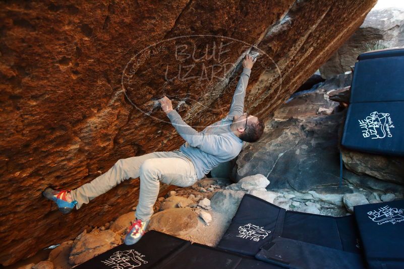Bouldering in Hueco Tanks on 11/30/2019 with Blue Lizard Climbing and Yoga

Filename: SRM_20191130_1748350.jpg
Aperture: f/3.2
Shutter Speed: 1/250
Body: Canon EOS-1D Mark II
Lens: Canon EF 16-35mm f/2.8 L