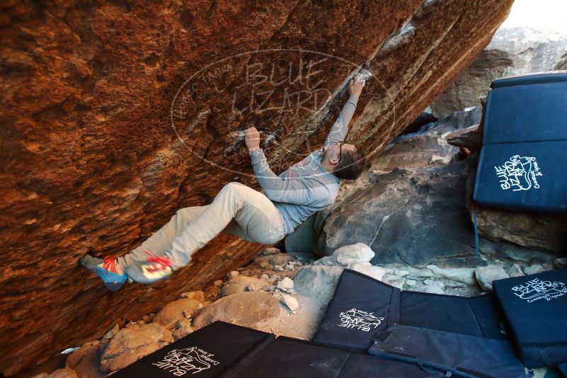 Bouldering in Hueco Tanks on 11/30/2019 with Blue Lizard Climbing and Yoga

Filename: SRM_20191130_1749140.jpg
Aperture: f/2.8
Shutter Speed: 1/250
Body: Canon EOS-1D Mark II
Lens: Canon EF 16-35mm f/2.8 L