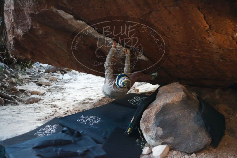 Bouldering in Hueco Tanks on 11/30/2019 with Blue Lizard Climbing and Yoga

Filename: SRM_20191130_1808240.jpg
Aperture: f/2.0
Shutter Speed: 1/250
Body: Canon EOS-1D Mark II
Lens: Canon EF 50mm f/1.8 II