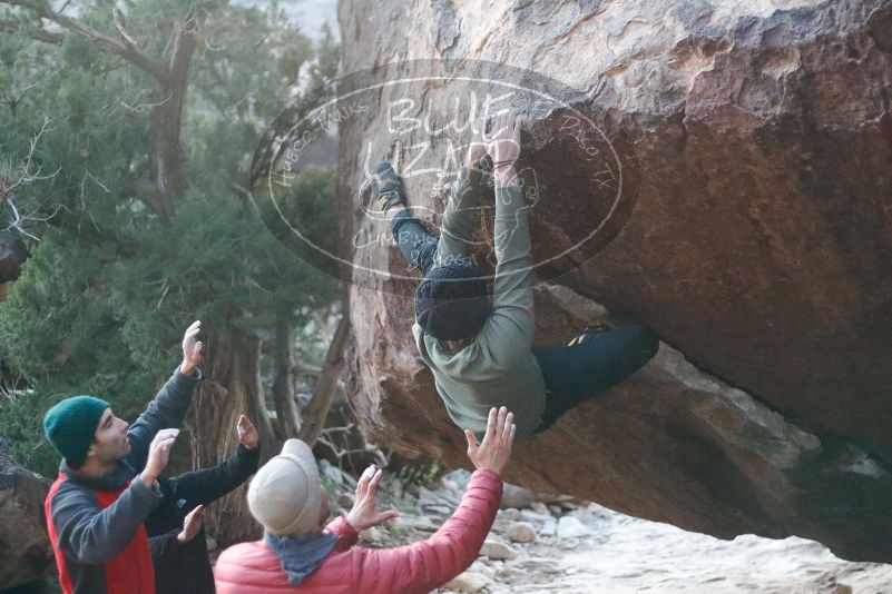Bouldering in Hueco Tanks on 11/30/2019 with Blue Lizard Climbing and Yoga

Filename: SRM_20191130_1813090.jpg
Aperture: f/2.0
Shutter Speed: 1/250
Body: Canon EOS-1D Mark II
Lens: Canon EF 50mm f/1.8 II