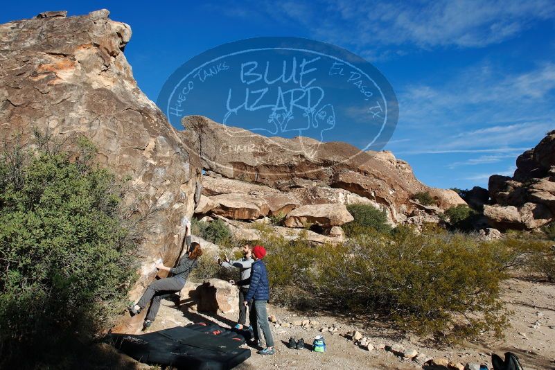 Bouldering in Hueco Tanks on 12/06/2019 with Blue Lizard Climbing and Yoga

Filename: SRM_20191206_1010350.jpg
Aperture: f/5.6
Shutter Speed: 1/640
Body: Canon EOS-1D Mark II
Lens: Canon EF 16-35mm f/2.8 L