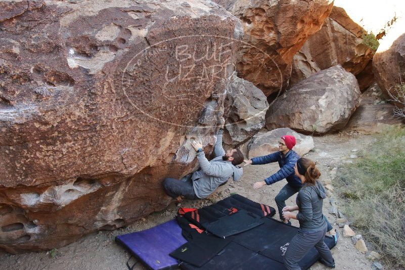 Bouldering in Hueco Tanks on 12/06/2019 with Blue Lizard Climbing and Yoga

Filename: SRM_20191206_1015540.jpg
Aperture: f/4.5
Shutter Speed: 1/250
Body: Canon EOS-1D Mark II
Lens: Canon EF 16-35mm f/2.8 L