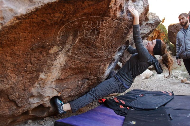 Bouldering in Hueco Tanks on 12/06/2019 with Blue Lizard Climbing and Yoga

Filename: SRM_20191206_1023510.jpg
Aperture: f/4.0
Shutter Speed: 1/250
Body: Canon EOS-1D Mark II
Lens: Canon EF 16-35mm f/2.8 L