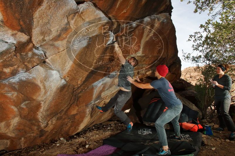 Bouldering in Hueco Tanks on 12/06/2019 with Blue Lizard Climbing and Yoga

Filename: SRM_20191206_1250380.jpg
Aperture: f/8.0
Shutter Speed: 1/250
Body: Canon EOS-1D Mark II
Lens: Canon EF 16-35mm f/2.8 L