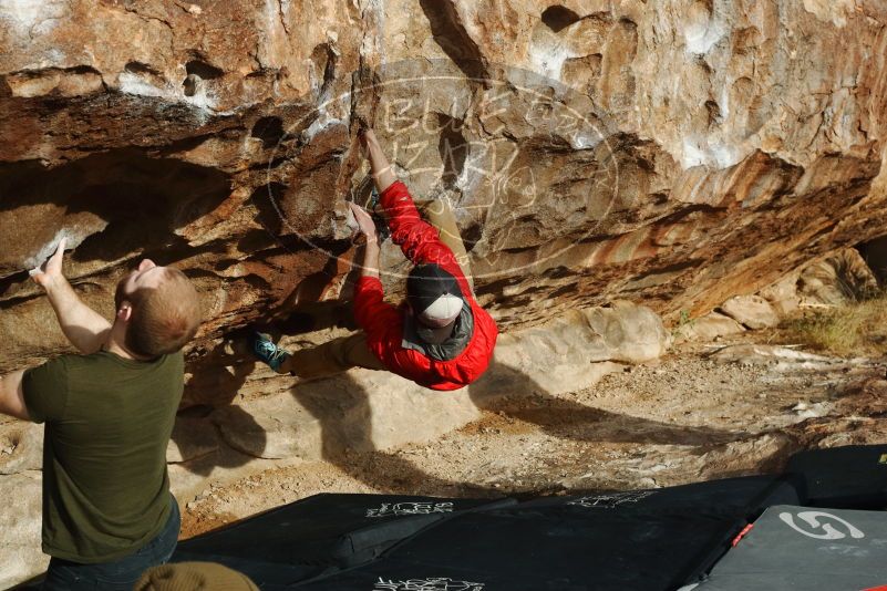 Bouldering in Hueco Tanks on 12/11/2019 with Blue Lizard Climbing and Yoga

Filename: SRM_20191211_0957530.jpg
Aperture: f/7.1
Shutter Speed: 1/250
Body: Canon EOS-1D Mark II
Lens: Canon EF 50mm f/1.8 II