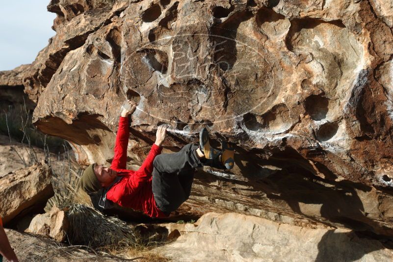 Bouldering in Hueco Tanks on 12/11/2019 with Blue Lizard Climbing and Yoga

Filename: SRM_20191211_1009380.jpg
Aperture: f/4.0
Shutter Speed: 1/400
Body: Canon EOS-1D Mark II
Lens: Canon EF 50mm f/1.8 II