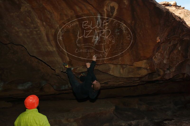 Bouldering in Hueco Tanks on 12/11/2019 with Blue Lizard Climbing and Yoga

Filename: SRM_20191211_1436510.jpg
Aperture: f/5.6
Shutter Speed: 1/250
Body: Canon EOS-1D Mark II
Lens: Canon EF 16-35mm f/2.8 L