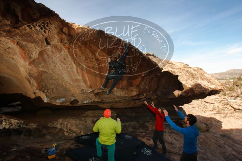 Bouldering in Hueco Tanks on 12/11/2019 with Blue Lizard Climbing and Yoga

Filename: SRM_20191211_1437170.jpg
Aperture: f/5.6
Shutter Speed: 1/250
Body: Canon EOS-1D Mark II
Lens: Canon EF 16-35mm f/2.8 L