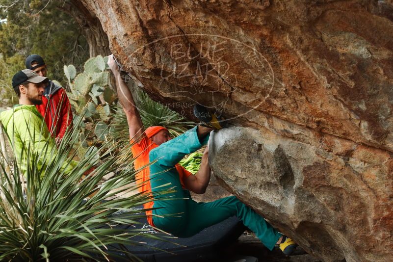 Bouldering in Hueco Tanks on 12/11/2019 with Blue Lizard Climbing and Yoga

Filename: SRM_20191211_1610510.jpg
Aperture: f/4.5
Shutter Speed: 1/400
Body: Canon EOS-1D Mark II
Lens: Canon EF 50mm f/1.8 II