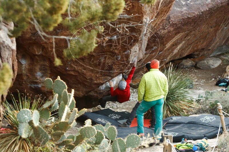 Bouldering in Hueco Tanks on 12/11/2019 with Blue Lizard Climbing and Yoga

Filename: SRM_20191211_1721350.jpg
Aperture: f/3.5
Shutter Speed: 1/250
Body: Canon EOS-1D Mark II
Lens: Canon EF 50mm f/1.8 II