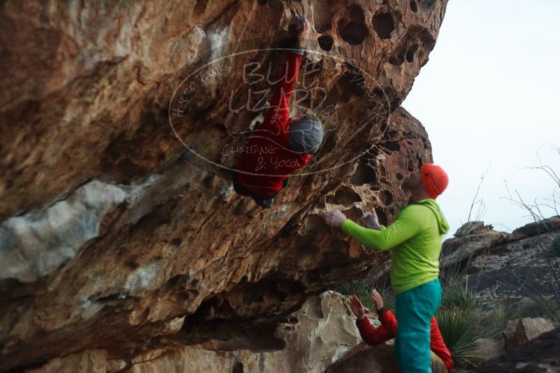 Bouldering in Hueco Tanks on 12/11/2019 with Blue Lizard Climbing and Yoga

Filename: SRM_20191211_1813200.jpg
Aperture: f/2.5
Shutter Speed: 1/250
Body: Canon EOS-1D Mark II
Lens: Canon EF 50mm f/1.8 II