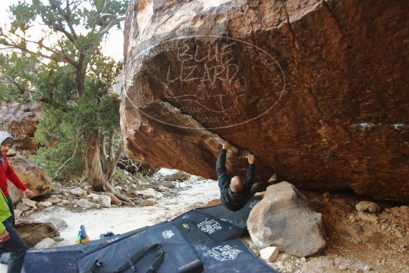 Bouldering in Hueco Tanks on 12/13/2019 with Blue Lizard Climbing and Yoga

Filename: SRM_20191213_1013210.jpg
Aperture: f/2.8
Shutter Speed: 1/200
Body: Canon EOS-1D Mark II
Lens: Canon EF 16-35mm f/2.8 L
