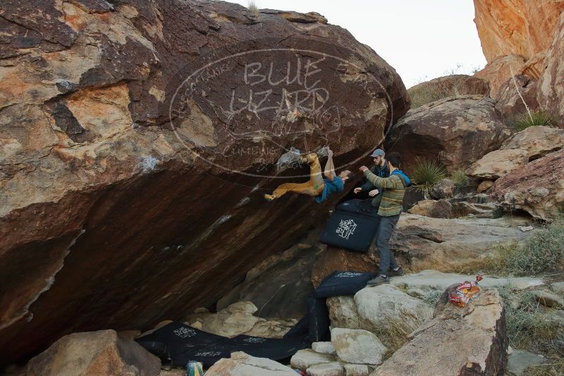 Bouldering in Hueco Tanks on 12/13/2019 with Blue Lizard Climbing and Yoga

Filename: SRM_20191213_1043370.jpg
Aperture: f/5.6
Shutter Speed: 1/250
Body: Canon EOS-1D Mark II
Lens: Canon EF 16-35mm f/2.8 L
