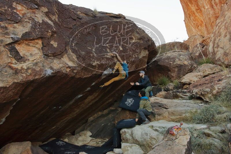 Bouldering in Hueco Tanks on 12/13/2019 with Blue Lizard Climbing and Yoga

Filename: SRM_20191213_1043420.jpg
Aperture: f/5.6
Shutter Speed: 1/250
Body: Canon EOS-1D Mark II
Lens: Canon EF 16-35mm f/2.8 L