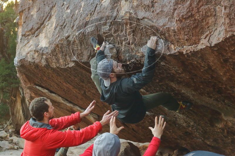 Bouldering in Hueco Tanks on 12/13/2019 with Blue Lizard Climbing and Yoga

Filename: SRM_20191213_1100360.jpg
Aperture: f/4.0
Shutter Speed: 1/250
Body: Canon EOS-1D Mark II
Lens: Canon EF 50mm f/1.8 II