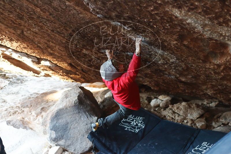 Bouldering in Hueco Tanks on 12/13/2019 with Blue Lizard Climbing and Yoga

Filename: SRM_20191213_1118313.jpg
Aperture: f/2.8
Shutter Speed: 1/250
Body: Canon EOS-1D Mark II
Lens: Canon EF 50mm f/1.8 II