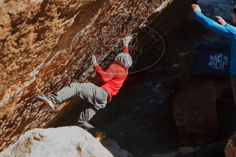 Bouldering in Hueco Tanks on 12/13/2019 with Blue Lizard Climbing and Yoga

Filename: SRM_20191213_1128261.jpg
Aperture: f/4.0
Shutter Speed: 1/250
Body: Canon EOS-1D Mark II
Lens: Canon EF 50mm f/1.8 II