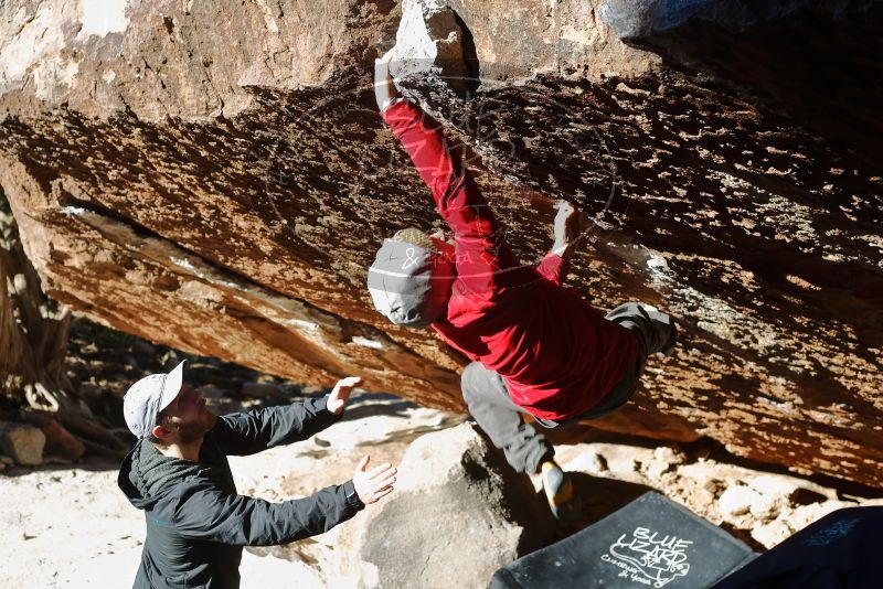 Bouldering in Hueco Tanks on 12/13/2019 with Blue Lizard Climbing and Yoga

Filename: SRM_20191213_1134520.jpg
Aperture: f/4.0
Shutter Speed: 1/250
Body: Canon EOS-1D Mark II
Lens: Canon EF 50mm f/1.8 II