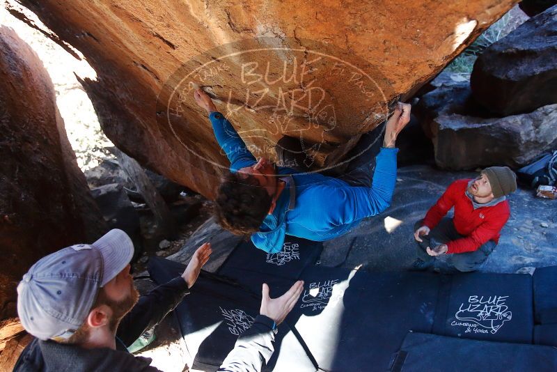 Bouldering in Hueco Tanks on 12/13/2019 with Blue Lizard Climbing and Yoga

Filename: SRM_20191213_1210450.jpg
Aperture: f/4.0
Shutter Speed: 1/250
Body: Canon EOS-1D Mark II
Lens: Canon EF 16-35mm f/2.8 L