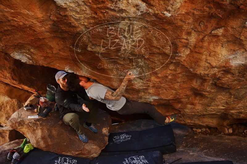 Bouldering in Hueco Tanks on 12/13/2019 with Blue Lizard Climbing and Yoga

Filename: SRM_20191213_1450450.jpg
Aperture: f/4.0
Shutter Speed: 1/250
Body: Canon EOS-1D Mark II
Lens: Canon EF 16-35mm f/2.8 L