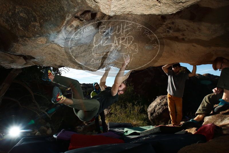 Bouldering in Hueco Tanks on 12/13/2019 with Blue Lizard Climbing and Yoga

Filename: SRM_20191213_1616500.jpg
Aperture: f/8.0
Shutter Speed: 1/250
Body: Canon EOS-1D Mark II
Lens: Canon EF 16-35mm f/2.8 L