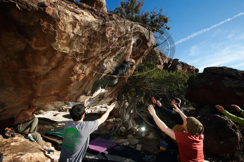 Bouldering in Hueco Tanks on 12/13/2019 with Blue Lizard Climbing and Yoga

Filename: SRM_20191213_1626530.jpg
Aperture: f/7.1
Shutter Speed: 1/250
Body: Canon EOS-1D Mark II
Lens: Canon EF 16-35mm f/2.8 L
